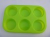 Silicone Circle Cylinder Round Soap Molds Cake Jelly Pudding Molds - 6 Cavity