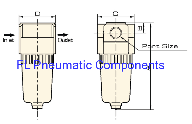 Pneumatic Auto Air Filter
