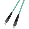 FC-FC Multi mode OM3 Simplex Fiber Optic Patch Cord