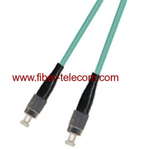 FC-FC Multi mode OM3 Simplex Fiber Optic Patch Cord