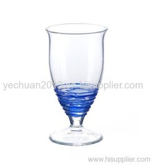 Blue string collins glass