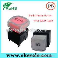 Communication equipments LED Push Button Switch