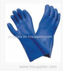 Oils Resistance Knitted Seamless Nylon Liner PVC Coated Gloves