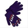 Light Weight Comfortable Blue Knitted Cotton Gloves With Logo Offset