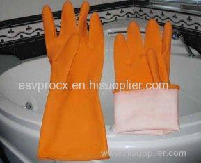 Customized Wet / Dry Grip Rubber Latex Glove For Household, Slatex Industrial