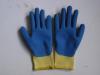 S Wrinkle Finished Cut Resistance Heavy Duty Blue Latex Coated Gloves