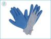 Light Weight Industrial Safety Blue Latex Coated Gloves For Refuse Collection