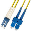 LC-SC Single Mode Duplex Fiber Optic Patch Cord