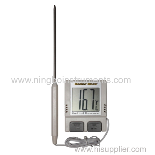 Digital hand held thermometer