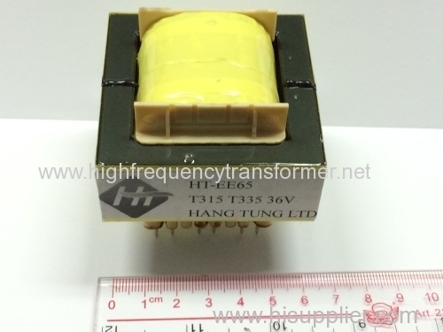 High frequency transformer Horizontal type