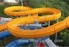 Adult Open Spiral Slide Huge Water Park Single Water Slide For Aquasplash