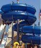 Fiber glass spiral water slide with different color for water park