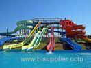 water park custom spiral water slide , outdoor water slides for kids