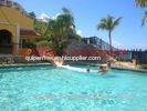 Aqua Park swimming pool water slide , small water slide 5 rider