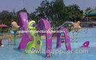 Spray Park Equipment Fiber Glass Water Fountain For Children Recreation