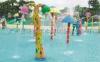 Fiber Glass Spray Park Kids Snake Flower Water Fountain With Water Play