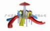 Water Park Slide , 4 Line Custom Outdoor Water Slides For Kids 4 * 4 * 3m