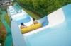 Vertical Fiberglass Water Slides Double Family Water Slide For Aqua Park
