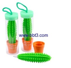 Cactus shape promotional ballpoint pen with PVC tube
