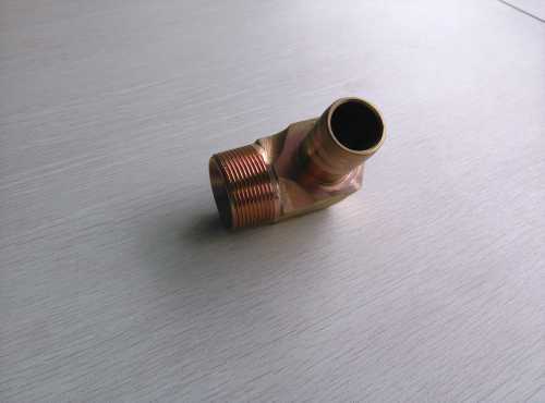 Copper Hydraulic Adapter plated with zinc color