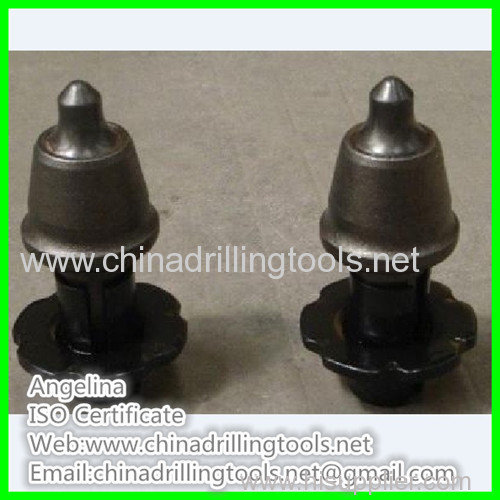 round shank conical road carbide bits