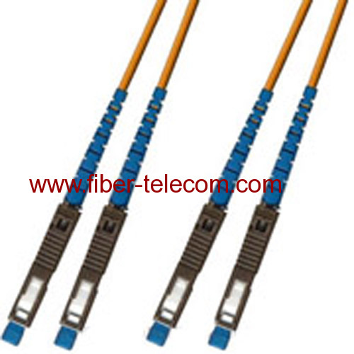 MU-MU Multi Mode Duplex Fiber Optic Patch Cord