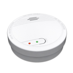 Mains ac smoke alarm with backup battery