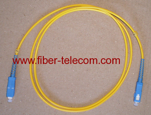 SC-SC Single Mode Simplex Fiber Patch Cable 1m