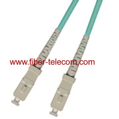 SC-SC Multi mode OM3 Simplex Fiber Optic Patch Cord