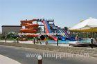 Commercial Huge Toddler Water Slide , Custom Pool Water Slides 4 Lines 6mm - 8mm