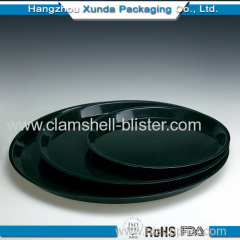 Various sizes disposable plastic round plates