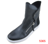 zipper upper design wholesale leather men boots