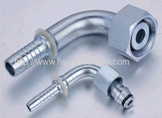 Hydraulic hose Fitting with zinc plated 20491metric female 24 cone with O-Ring 20491(T)