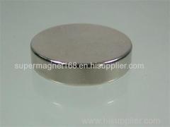 N35 Nickel disc neodymium magnet button