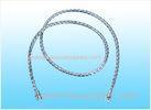 Double Lock Stainless Braided Shower Hose , Corrugated Bathroom Hose