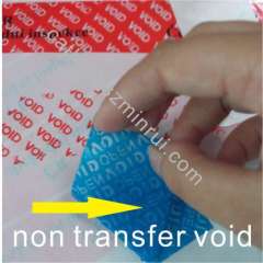 Supply Custom Color transparent Security Seal Tape with Void