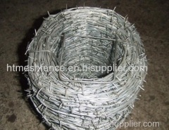 Galvanized Barbed Wire Fence Prison Wire Fence