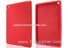 Red Waterproof Silicone Tablet Covers For Apple iPad Air , Color / Logo Personalised