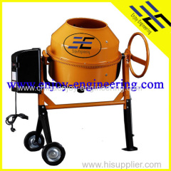 Electric portable concrete mixer with 180L