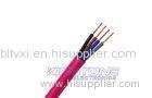 Red 4 Core Fire Resistant cable , Low Smoke Fire Alarm System Cable