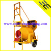 JZC350-EL Concrete Mixer with electric motor power and lifting & tipping hopper