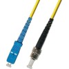 SC-ST Single Mode Simplex Fiber Optic Patch Cord