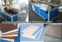 Plastic extrusion machinery for PVC ceiling board