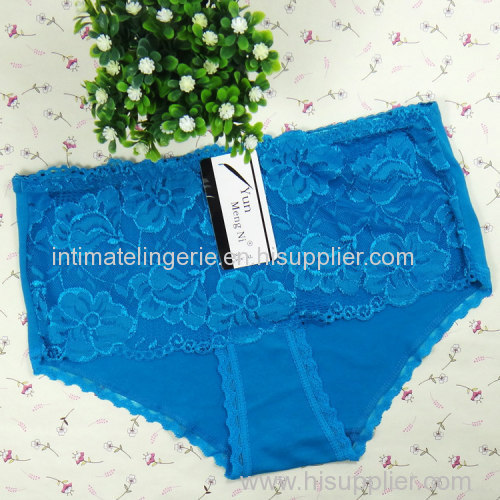 Pretty laced lady's hipster cotton bikini panties stretch lady brief sexy knickers underwear lingerie intimate underpant