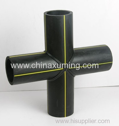 HDPE Butt Fusion Welding Cross Pipe Fitting