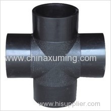 HDPE Butt Fusion Injection Cross Pipe Fittings