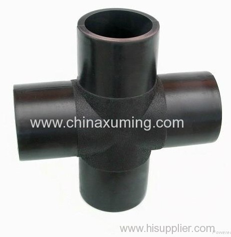 HDPE Butt Fusion Injection Cross Pipe Fittings