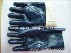 Personalised Black Latex Coated Cut Resistance Warm Winter Gloves