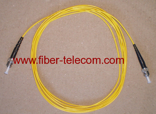 ST to ST Singlemode Simplex Fiber Patchcord 1M