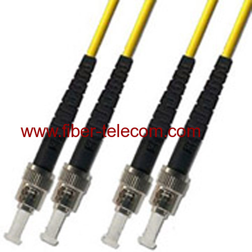 ST-ST Single Mode Duplex Fiber Optic Patch Cord